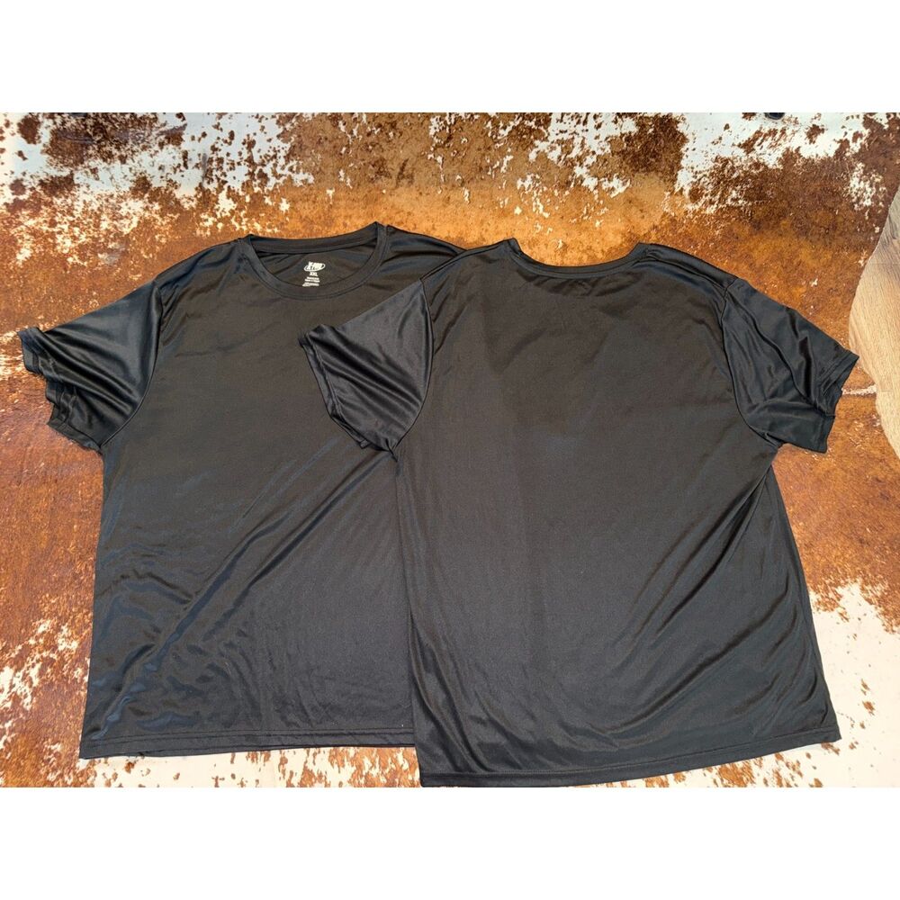 Lot Bundle of 2 Black Men's X-PRO XXL performance shirts